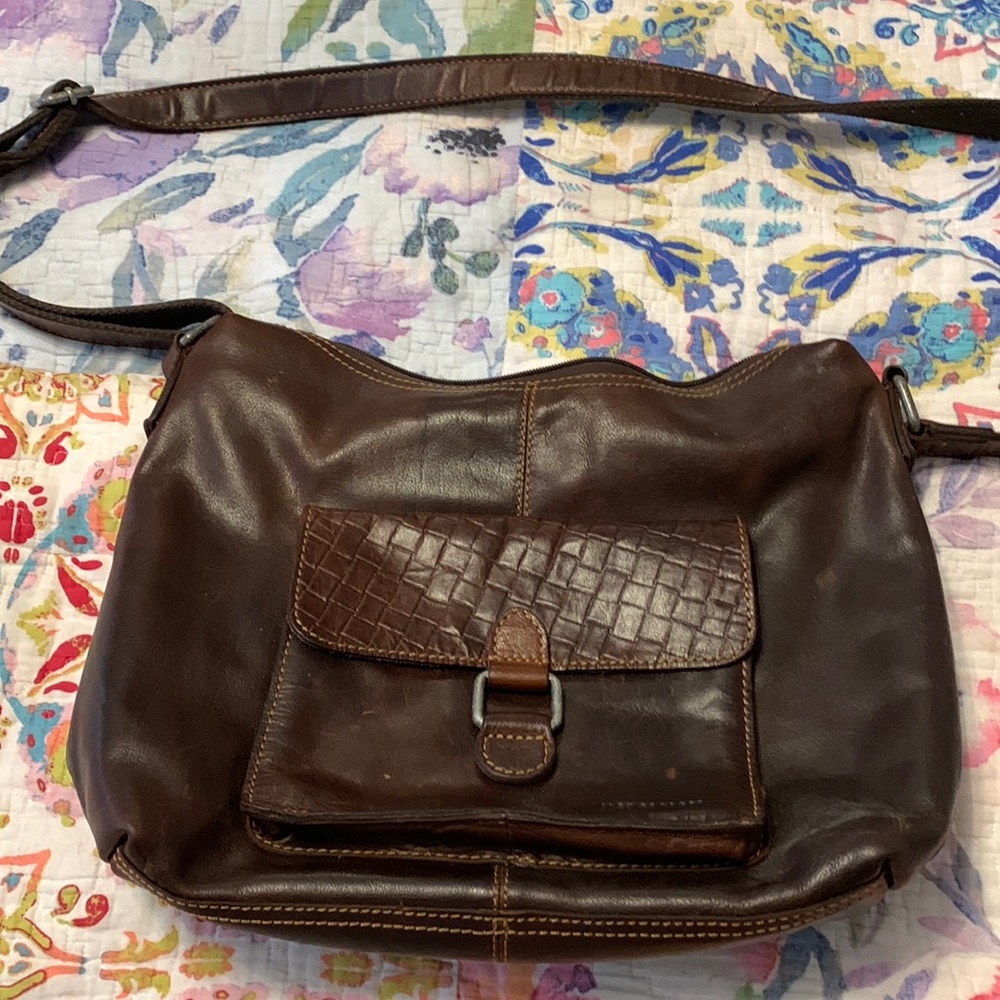 Jack Georges leather handbag. Still in great condition. Usual leather wear
